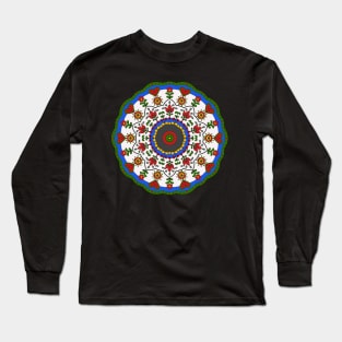 Folk Art 2 Mandala Long Sleeve T-Shirt